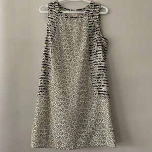 Skies are Blue.. Black and white Dress